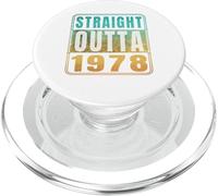 Straight Outta 1978 Classic Birth Of Birthday Years Retro PopSockets PopGrip for MagSafe