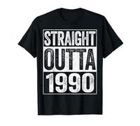 Straight Outta 1990 T-Shirt 34th Birthday Shirt T-Shirt