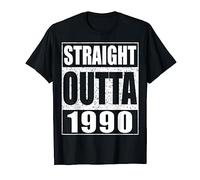 Straight Outta 1990 T-Shirt 34th Birthday Shirt T-Shirt