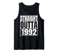 Straight Outta 1992 Vintage Year Classic Birth of Birthday Tank Top