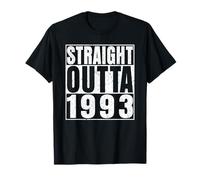 Straight Outta 1993 33 Years Old Gifts Vintage 33rd Birthday T-Shirt
