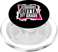 Straight Outta 1st Grade First Graduate Graduation Girls PopSockets PopGrip for MagSafe