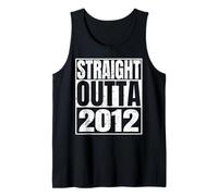 Straight Outta 2012 Vintage Year Classic Birth of Birthday Tank Top