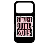 Straight Outta 2015 Birthday Womens Girls Distressed Funny Case for iPhone 17 Pro