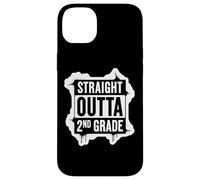 Straight Outta 2nd Grade Second Graduate Graduation Student Case for iPhone 14 Plus