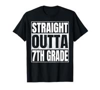 Straight Outta 7th Grade Class 2026 Graduate Seventh Grade T-Shirt