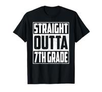 Straight Outta 7th Grade School Graduation 2026 Boys & Kids T-Shirt