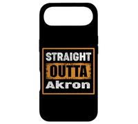 Straight Outta Akron Ohio USA Retro Distressed Vintage Humor Case for iPhone Air