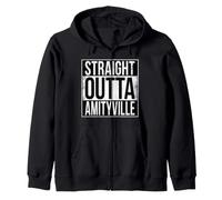 STRAIGHT OUTTA AMITYVILLE Zip Hoodie