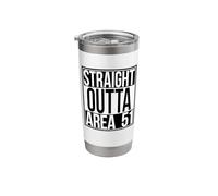 Straight Outta Area 51 Stainless Steel Insulated Tumbler