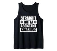 Straight Outta Baseball Assistant Coaching Tank Top