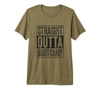 Straight Outta Bootcamp Soldier Basic Training Graduate Premium T-Shirt