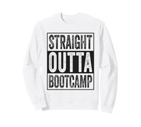 Straight Outta Bootcamp Soldier Basic Training Graduate Sweatshirt