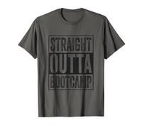 Straight Outta Bootcamp Soldier Basic Training Graduate T-Shirt