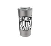Straight Outta Charlotte Stainless Steel Insulated Tumbler