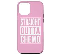 STRAIGHT OUTTA CHEMO CHEMOTHERAPY CANCER TREATMENT PINK Case for iPhone 12 mini