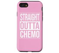 STRAIGHT OUTTA CHEMO CHEMOTHERAPY CANCER TREATMENT PINK Case for iPhone SE (2020) / 7/8