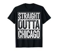 Straight Outta Chicago Shirt Men Women Kids Illinois State T-Shirt