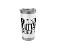 Straight Outta Cincinnati Stainless Steel Insulated Tumbler