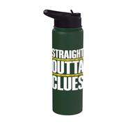Straight Outta Clues - Murder Mystery Dinner Stainless Steel Insulated Water Bottle