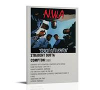 Straight Outta Compton by N.W Canvas Wall Art Home Posters Are Suitable for Bedroom Dining Room And Living Room Beautiful Artwork Is A Great Gift for FriendsFrame-style08x12inch(20x30cm)