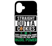 Straight Outta Cookies Just Kidding How Many Cookies Do You Case for iPhone 16