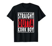 Straight Outta Cork Boy, Fun Cork, Ireland T Shirt T-Shirt