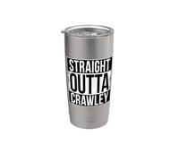 Straight Outta Crawley Stainless Steel Insulated Tumbler