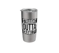 Straight Outta Crawley Stainless Steel Insulated Tumbler
