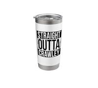 Straight Outta Crawley Stainless Steel Insulated Tumbler
