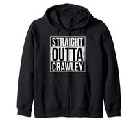 STRAIGHT OUTTA CRAWLEY Zip Hoodie