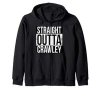 STRAIGHT OUTTA CRAWLEY Zip Hoodie