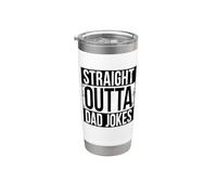 Straight Outta DAD Jokes Stainless Steel Insulated Tumbler