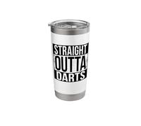 Straight Outta Darts Stainless Steel Insulated Tumbler