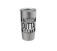 Straight Outta Darts Stainless Steel Insulated Tumbler