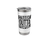 Straight Outta FISHPOOL Stainless Steel Insulated Tumbler
