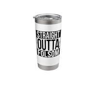Straight Outta Folsom Grungy Version Stainless Steel Insulated Tumbler