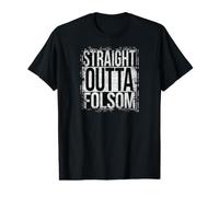 Straight Outta Folsom Grungy Version Value Graphic T-Shirt