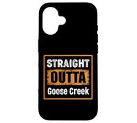 Straight Outta Goose Creek South Carolina USA Vintage Humor Case for iPhone 16