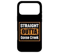 Straight Outta Goose Creek South Carolina USA Vintage Humor Case for iPhone 17 Pro Max