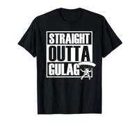 Straight Outta Gulag Gamer Videogames Gaming T-Shirt