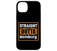 Straight Outta Hamburg New York USA Retro Distressed Vintage Case for iPhone 14 Plus