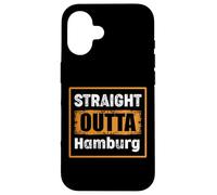 Straight Outta Hamburg New York USA Retro Distressed Vintage Case for iPhone 16