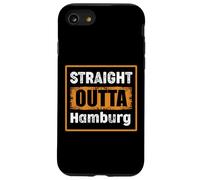 Straight Outta Hamburg New York USA Retro Distressed Vintage Case for iPhone SE (2020) / 7/8
