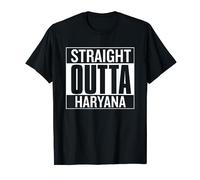 Straight Outta Haryana, Proud State of Origin Apparel Design T-Shirt