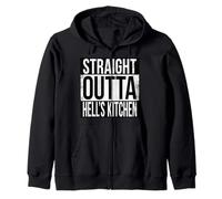 STRAIGHT OUTTA HELL’S KITCHEN NY NYC Zip Hoodie
