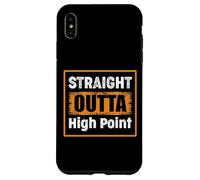 Straight Outta High Point North Carolina USA Vintage Humor Case for iPhone XS Max