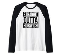 Straight Outta HORWICH Raglan Baseball Tee