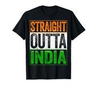 Straight Outta India Shirt Men Women Kids Republic of India T-Shirt