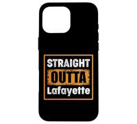 Straight Outta Lafayette Louisiana USA Retro Vintage Humor Case for iPhone 16 Pro Max